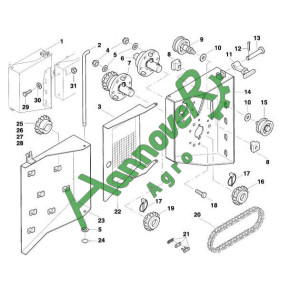 Позиція 7 Ступиця в зборі Accord AC821907, АС821907, Kverneland, Квернеланд